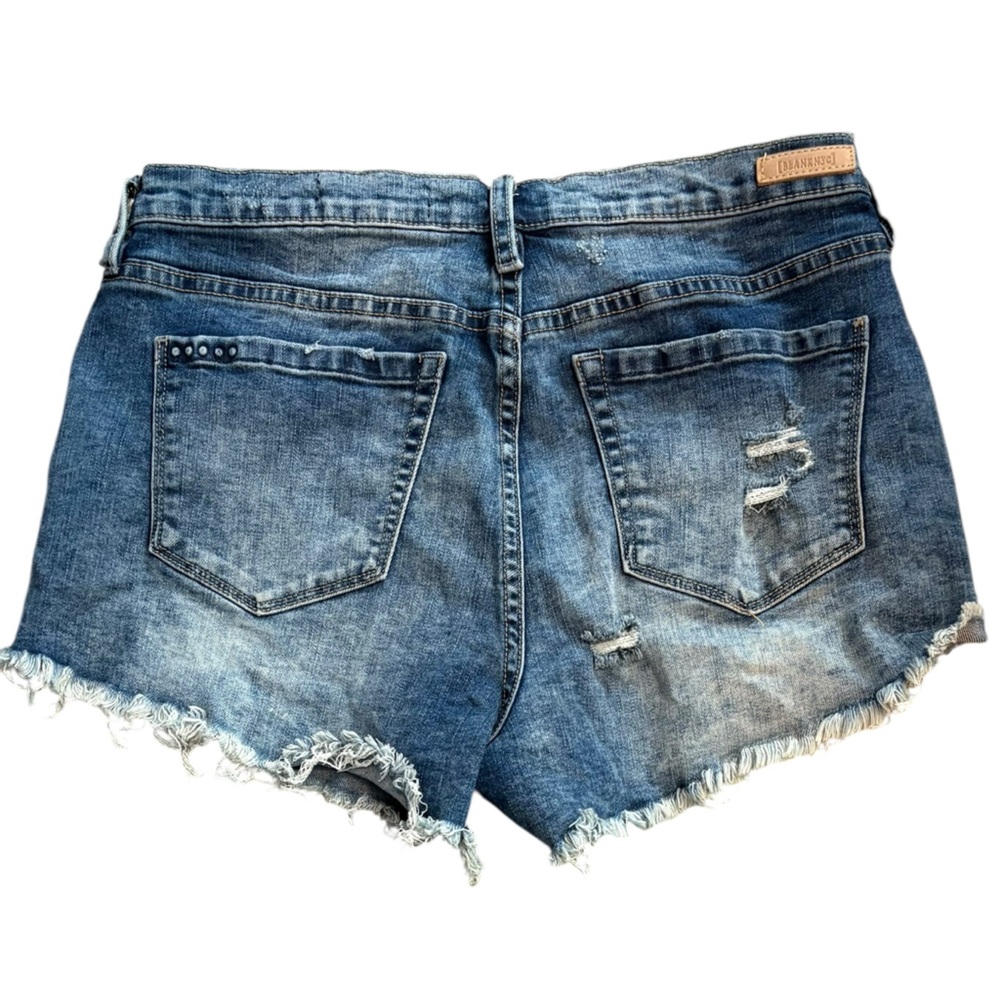 Blank NYC The Lenox Distressed Cutoff Denim Shorts High Rise Festival Size 29 - Picture 4 of 7